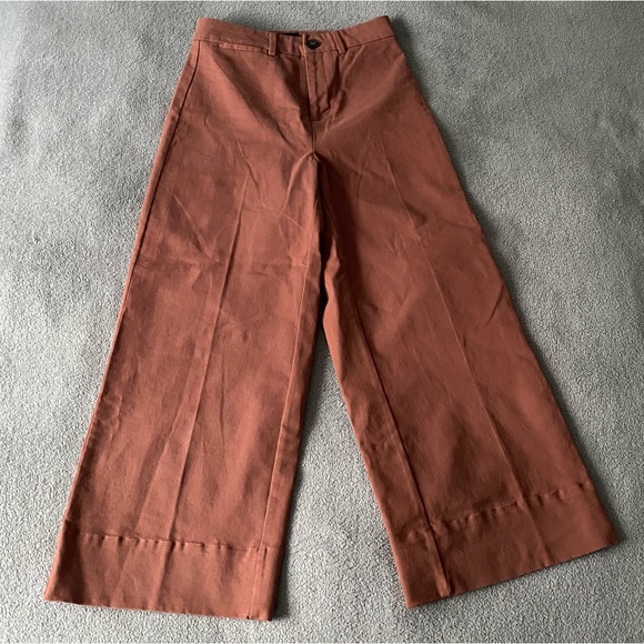 FRANK AND OAK Josephine Cropped Wide Leg Pant - Picture 4 of 7